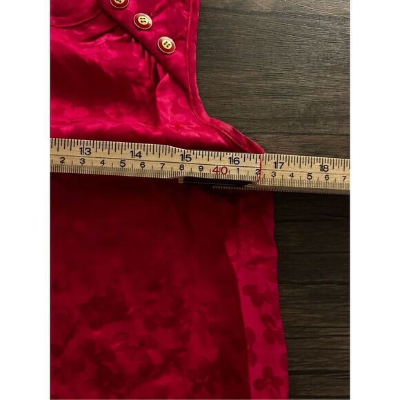 Marc by Marc Jacobs Magenta Pink Sleeveless Cheetah Print Blouse Size XS Silk - Picture 8 of 10